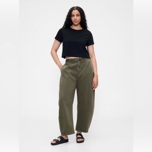 GAP Women's twill barrel pants